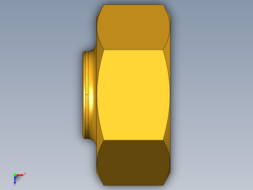 水管接头Hose Nut Reducer 95GH-12-2俯视缩略图