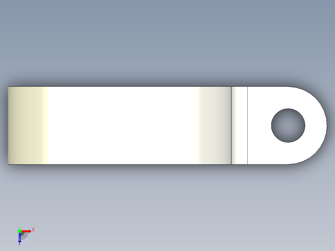 HP 系列 P 夹-H17P-NA俯视图