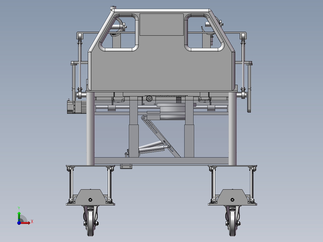 多功能病床前视图