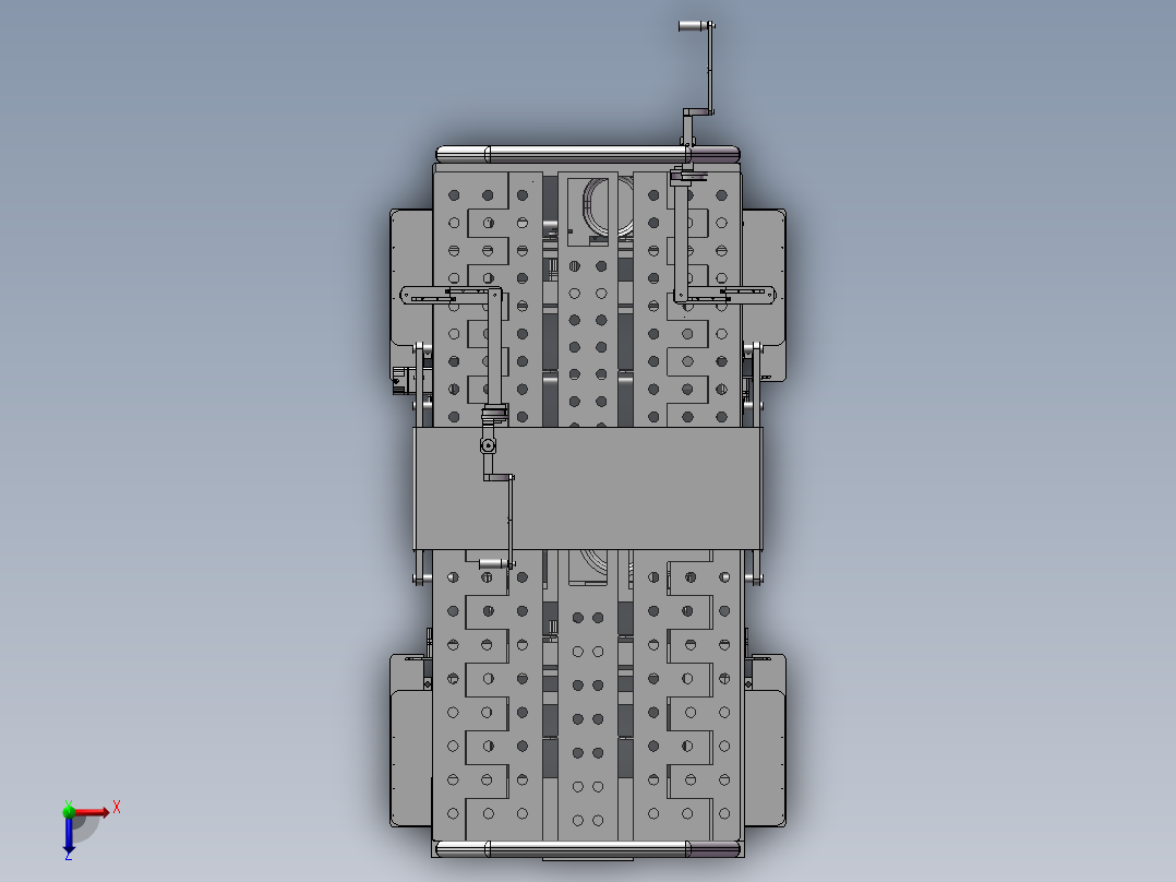 多功能病床俯视图