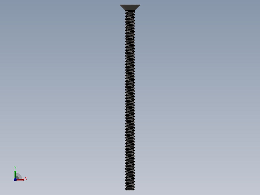 Screw_ISO_10642_M8x150_A2.SLDPRT前视图