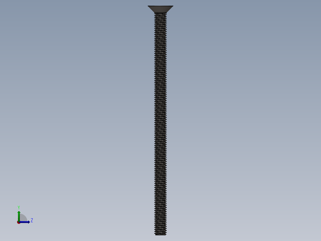 Screw_ISO_10642_M8x150_A2.SLDPRT左视图