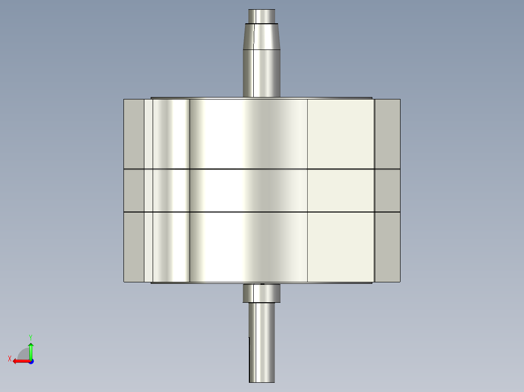 转子发动机内部结构后视图