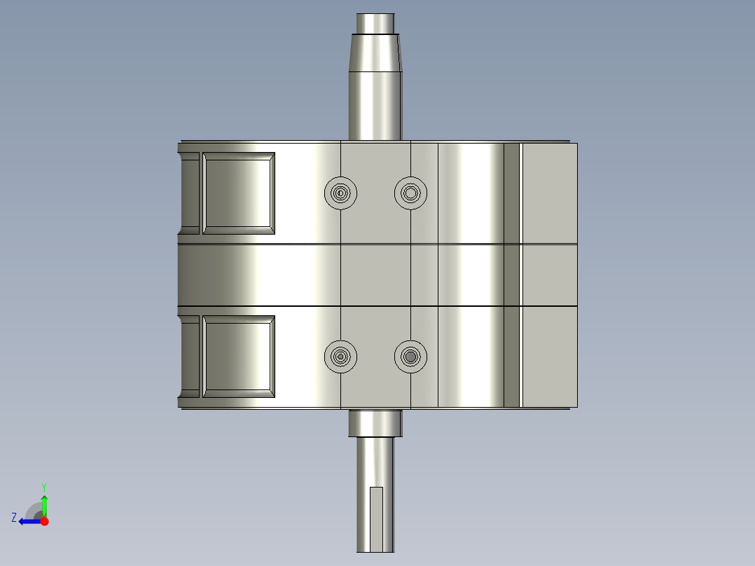 转子发动机内部结构右视图