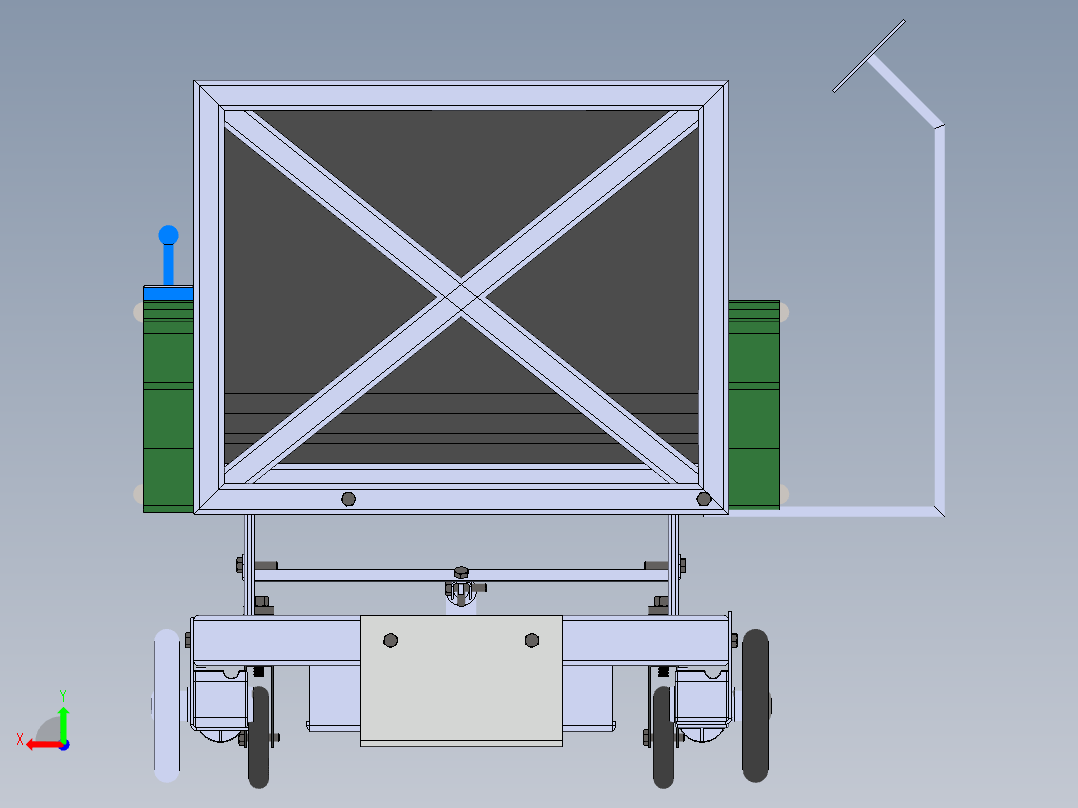 A3003376-自主轮椅后视图
