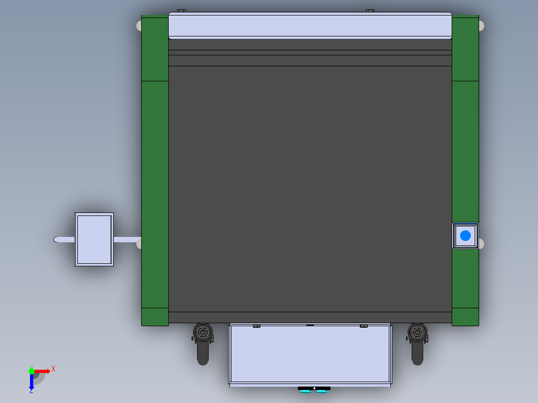 A3003376-自主轮椅俯视图
