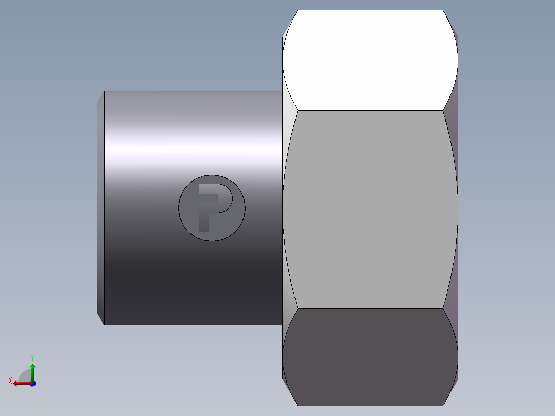 90度焊接接头、2WC-28X3.0非标后视图