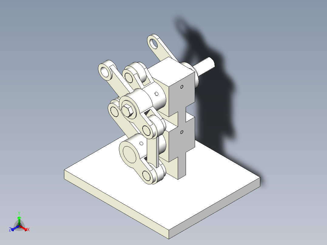四连杆纠偏装置