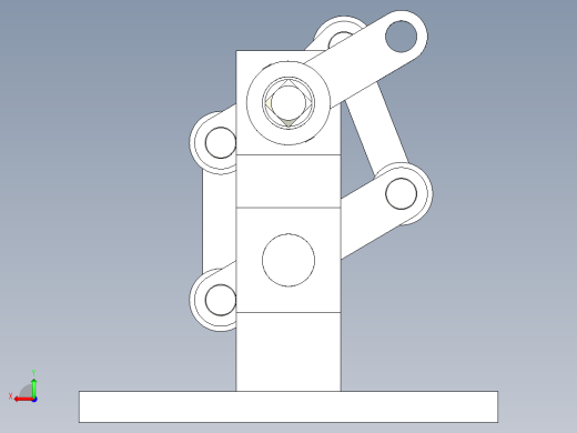 四连杆纠偏装置后视缩略图