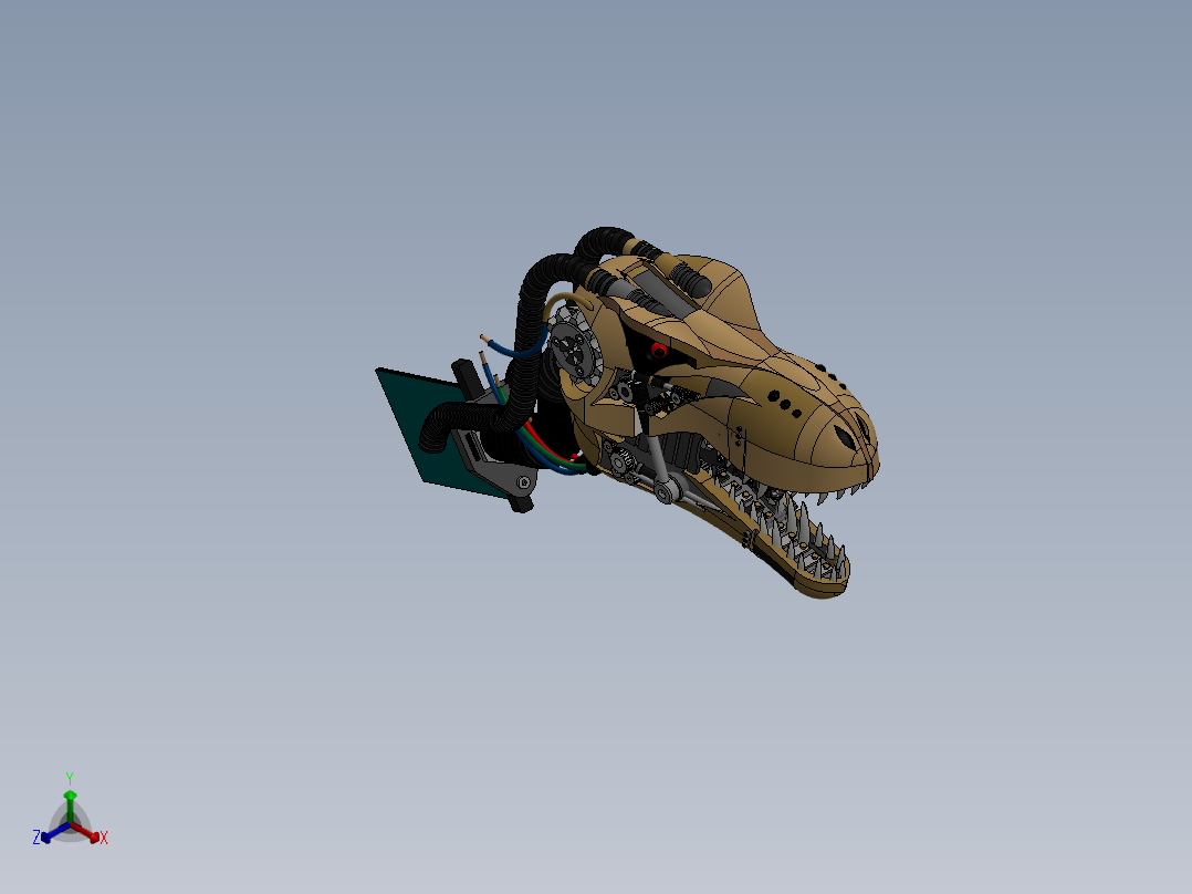 恐龙(5)正等轴测图