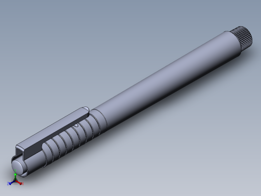 笔、中性笔、铅笔(14)正等轴测缩略图