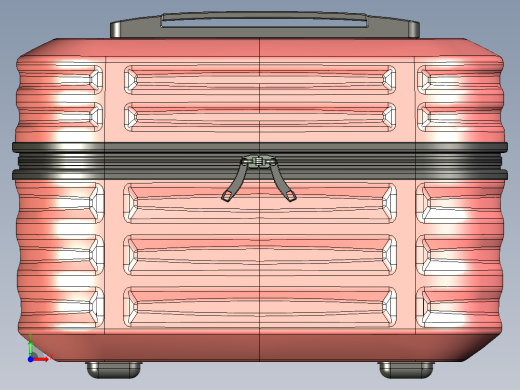 化妆箱设计前视缩略图