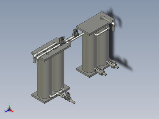 WRT-E03-16中间罐组件正等轴测缩略图