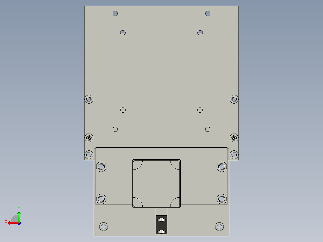 170-550电动升降后视图