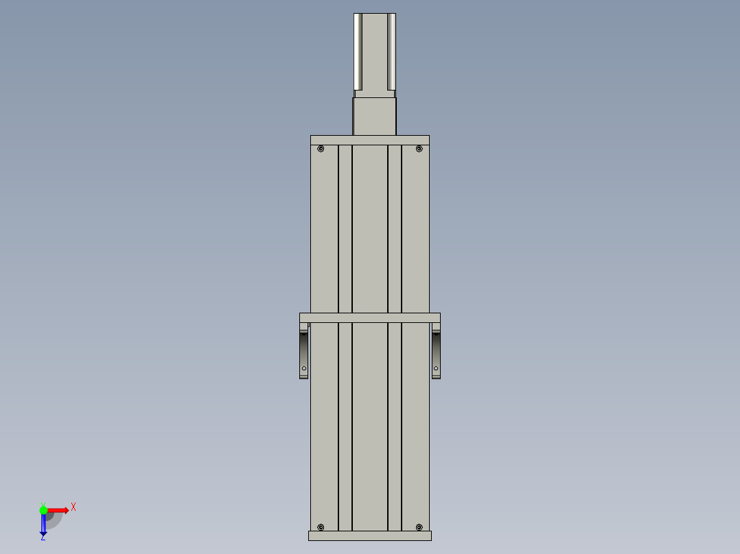 170-550电动升降俯视图
