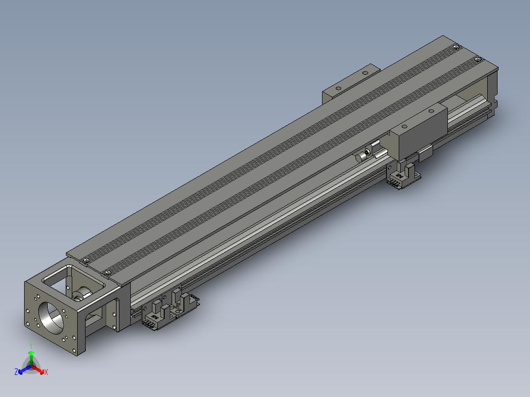 KK60D10C-400A1-F2CS2(40)正等轴测图