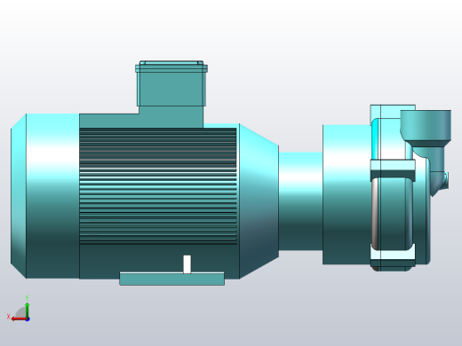 2BV207[2BV2071]水环真空泵及压缩机后视缩略图