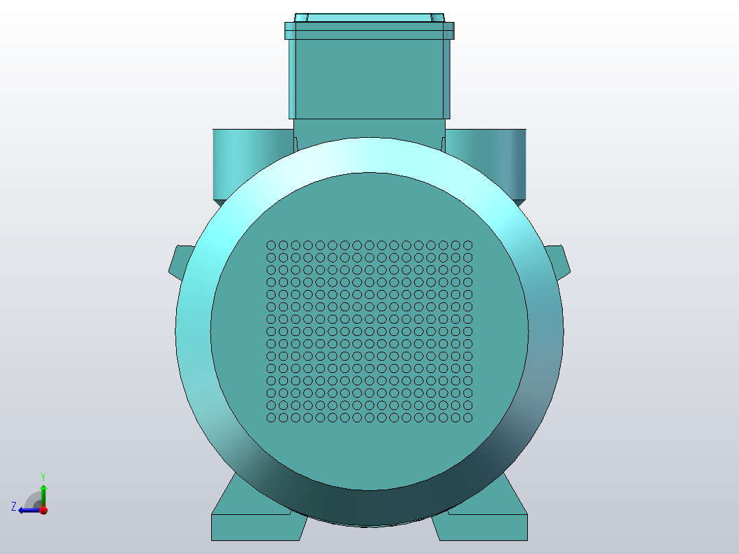 2BV207[2BV2071]水环真空泵及压缩机右视图