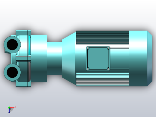 2BV207[2BV2071]水环真空泵及压缩机俯视缩略图