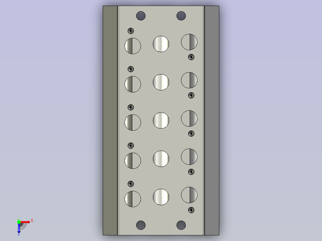 汇流板100M5F俯视图