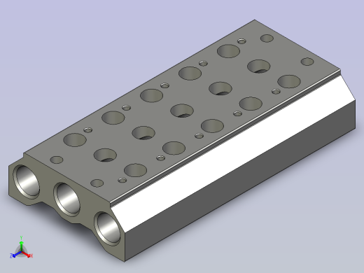 汇流板100M5F正等轴测缩略图