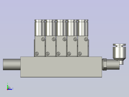分料吸头五连座左视缩略图