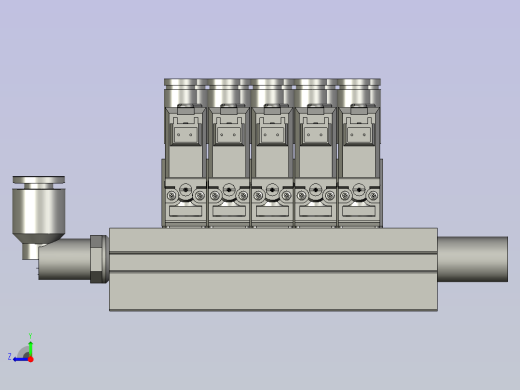 分料吸头五连座右视缩略图