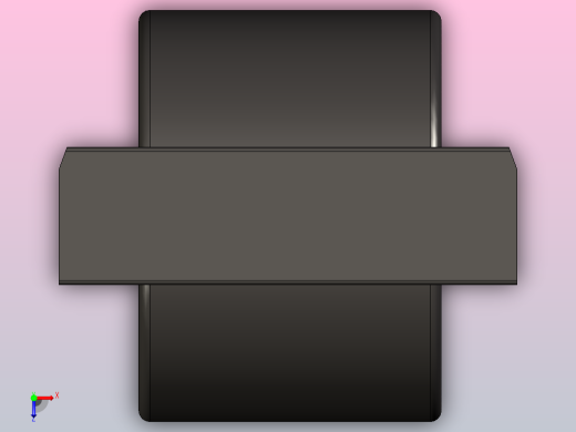 滚轮衬垫D30 黑色俯视缩略图