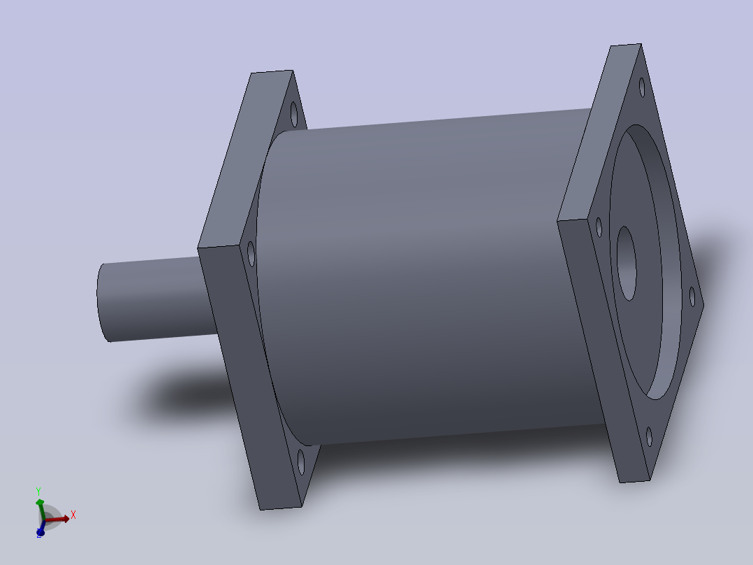 180伺服减速机3比主视图