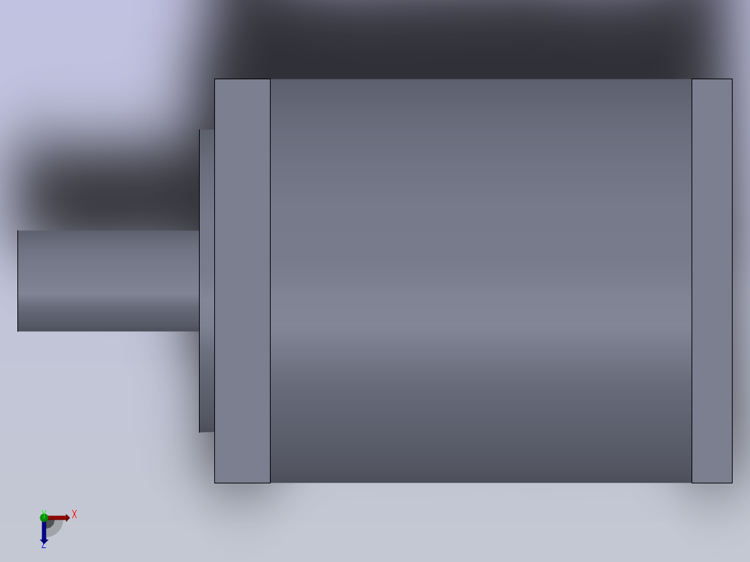 180伺服减速机3比俯视图