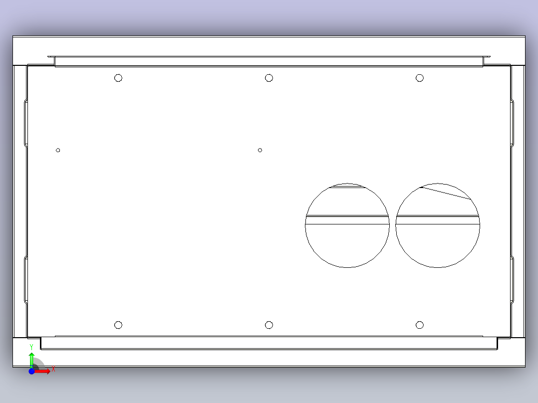 单回动态补偿箱800X450X1350前视图