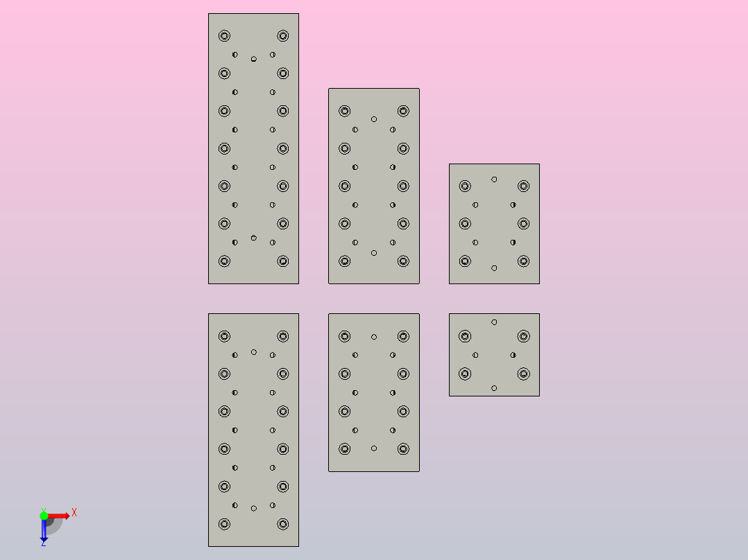 带交叉滚轮d3mm和50的线性导轨...175毫米冲程JVU 3-55...180.zip.zip俯视图