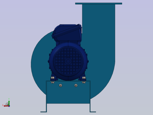 离心式通风机后视缩略图