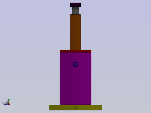 A0004951-特殊气缸 100x40x136毫米右视缩略图