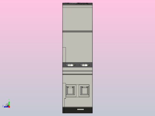 NTE8-M1时间继电器三维模型202012右视缩略图