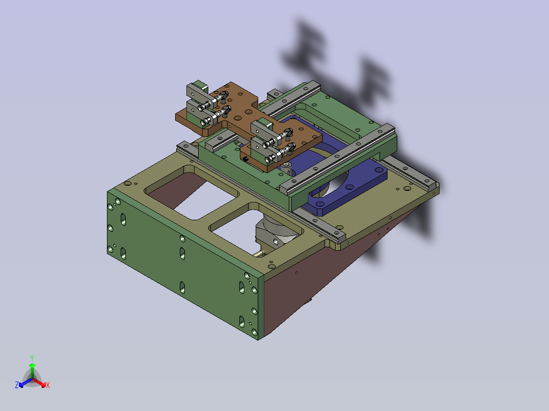 凸轮机械手(ppu机械手)正等轴测图