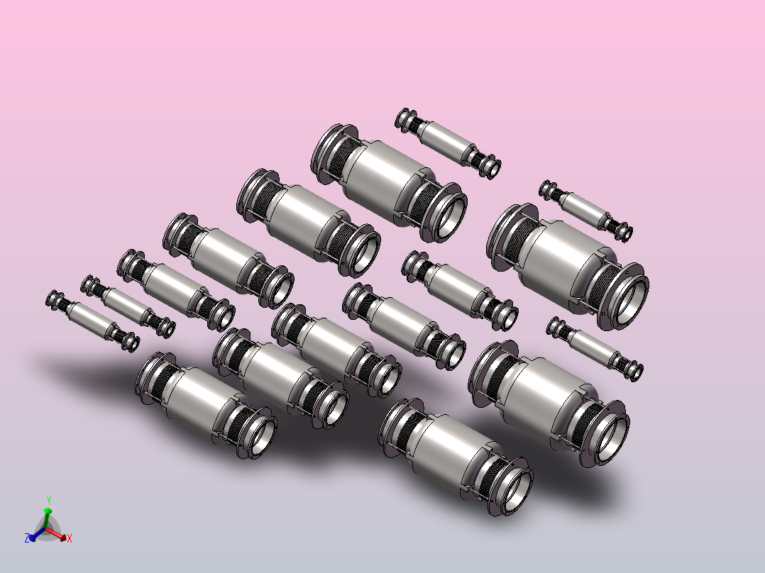 PB型波纹管补偿器 17款主视图