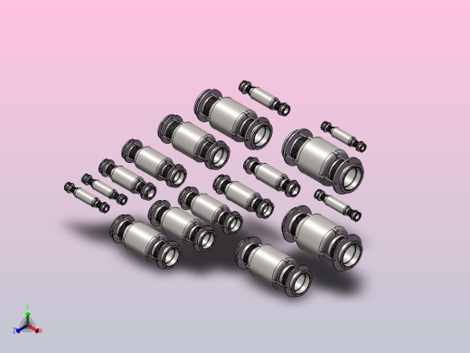 PB型波纹管补偿器 17款正等轴测缩略图