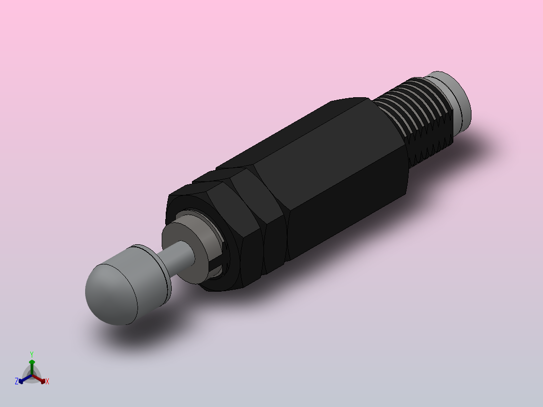 HRB系列液压缓冲器[HRB-C1411-S]主视图