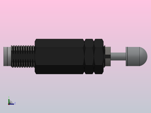 HRB系列液压缓冲器[HRB-C1411-S]左视缩略图