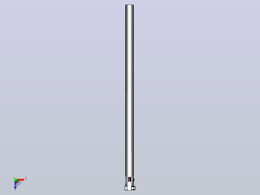 皮带直线轴半封闭可选导轨TPA-HNB-120D-110-L2550-LP-Y-P40-N3俯视缩略图