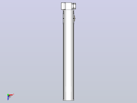 皮带直线轴半封闭可选导轨TPA-HNB-105D-90-L650-RP-Y-P20-N3俯视缩略图