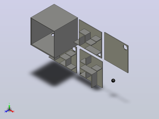 3D迷宫拼图白色