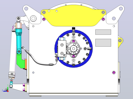 (Enquip)10 吨液压绞车结构3D图纸 Solidworks设计右视缩略图