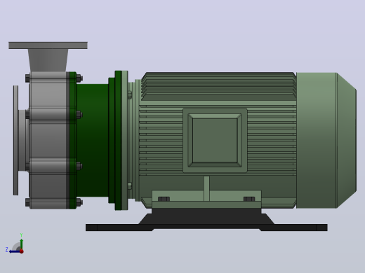 CQB型法兰式氟塑料合金磁力泵[CQB40-25-120F]右视缩略图