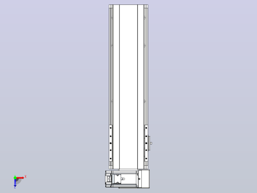 皮带直线轴半封闭可选导轨TPA-HNB-140D-120-L350-RU-C-P40-N3俯视缩略图