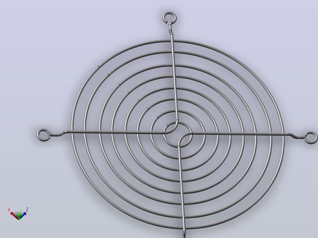 User Library-grille ventilateur 120mm - 544-0548_护网主视图