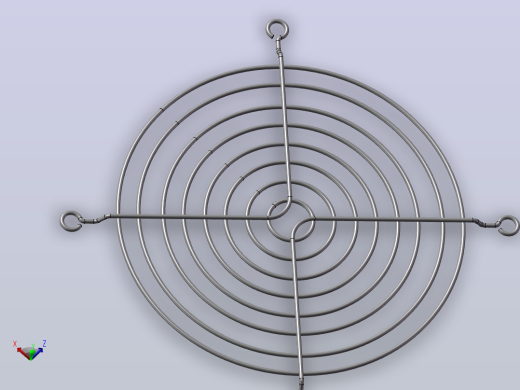 User Library-grille ventilateur 120mm - 544-0548_护网