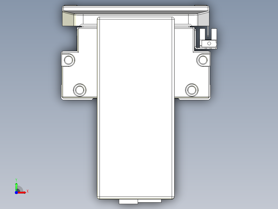 滚珠丝杠直线轴内置导轨TPA-GCR-120-1610C-L600-MP-M40-N3前视图