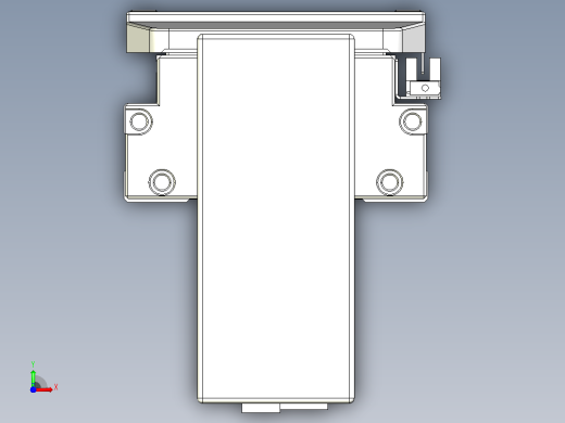 滚珠丝杠直线轴内置导轨TPA-GCR-120-1610C-L600-MP-M40-N3前视缩略图